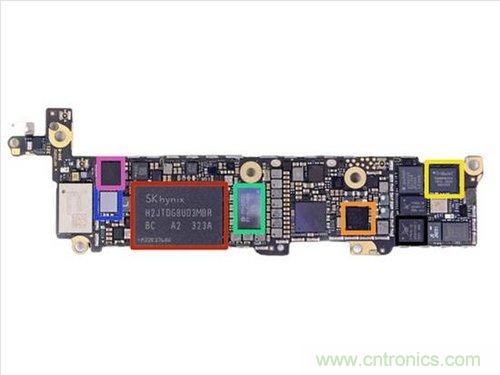 土豪金iPhone 5S拆解：內(nèi)部結(jié)構(gòu)升級，維修難度增加