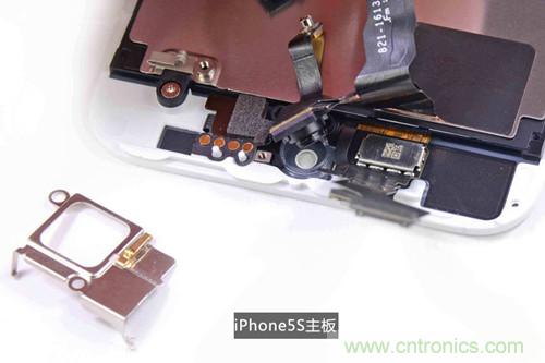 土豪金iPhone 5S拆解：內(nèi)部結(jié)構(gòu)升級，維修難度增加