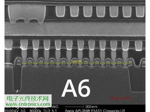 iPhone 5S芯片級拆解，顯微鏡下的A7處理器揭秘