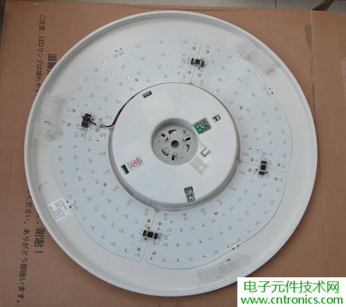 高端大氣上檔次！智能遙控調(diào)光LED吸頂燈拆解