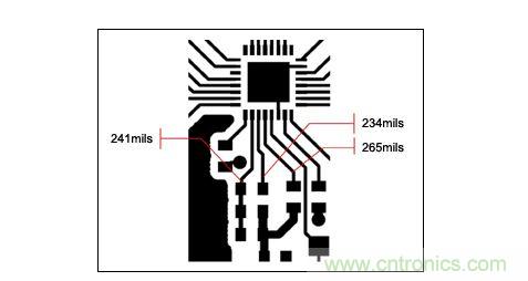 一個緊湊的PCB布局，寄生效應(yīng)會對電路產(chǎn)生影響。