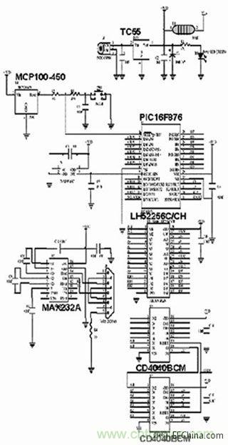  圖1、圖2、圖4和圖5中布線的電路原理圖