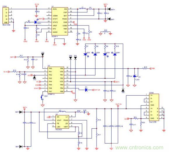 移動(dòng)電源電路的三種設(shè)計(jì)方案，哪個(gè)技高一籌？