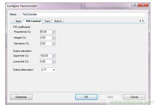 用于PSoC 3、PSoC 4與PSoC 5設(shè)計(jì)的PSoC Creator風(fēng)扇控制器設(shè)計(jì)向?qū)? width=