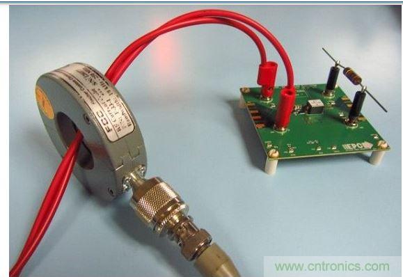 用Fischer F-33-1電流探頭進(jìn)行高頻電流的測(cè)試。