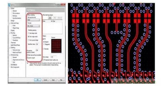 PCB 設(shè)計(jì)工具如果能夠控制共面波導(dǎo)和波導(dǎo)過孔的創(chuàng)建，將有助于顯著減少設(shè)計(jì)錯(cuò)誤和縮短設(shè)計(jì)時(shí)間。