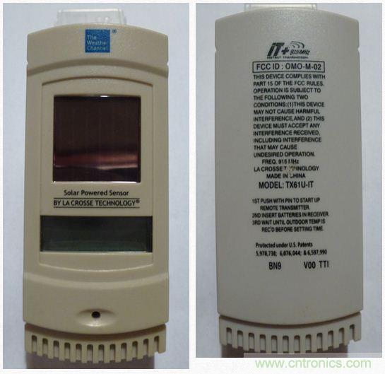 圖1：拆解前TX61U-IT的正面和背面圖片。