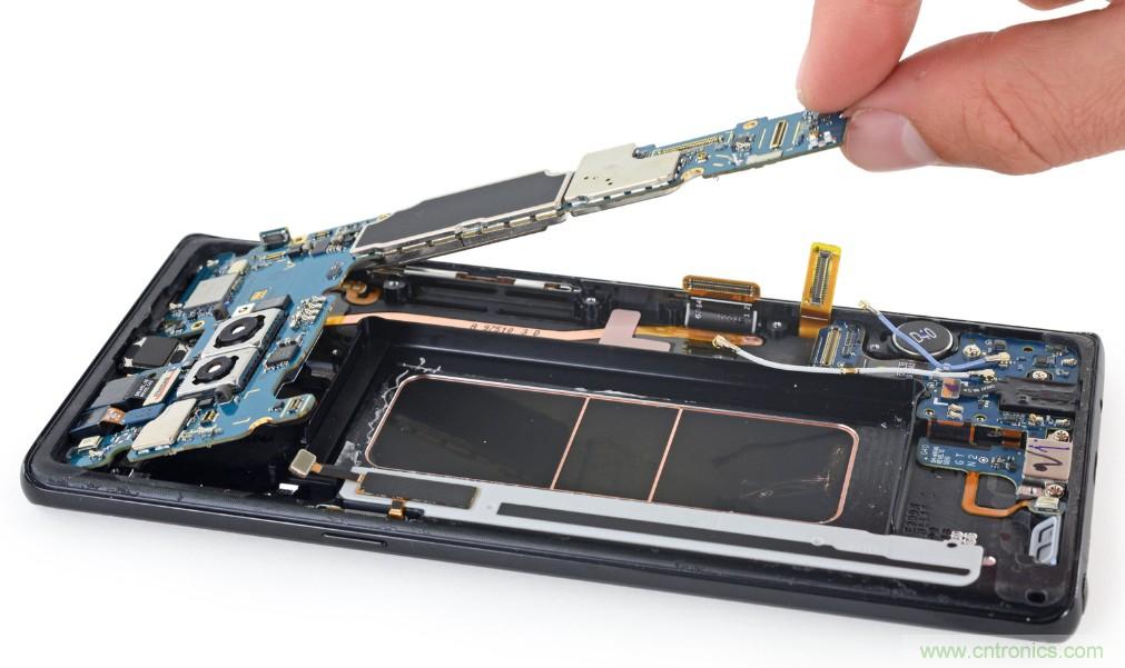 三星Note 8拆解，模塊化+分離式設(shè)計成趨勢？