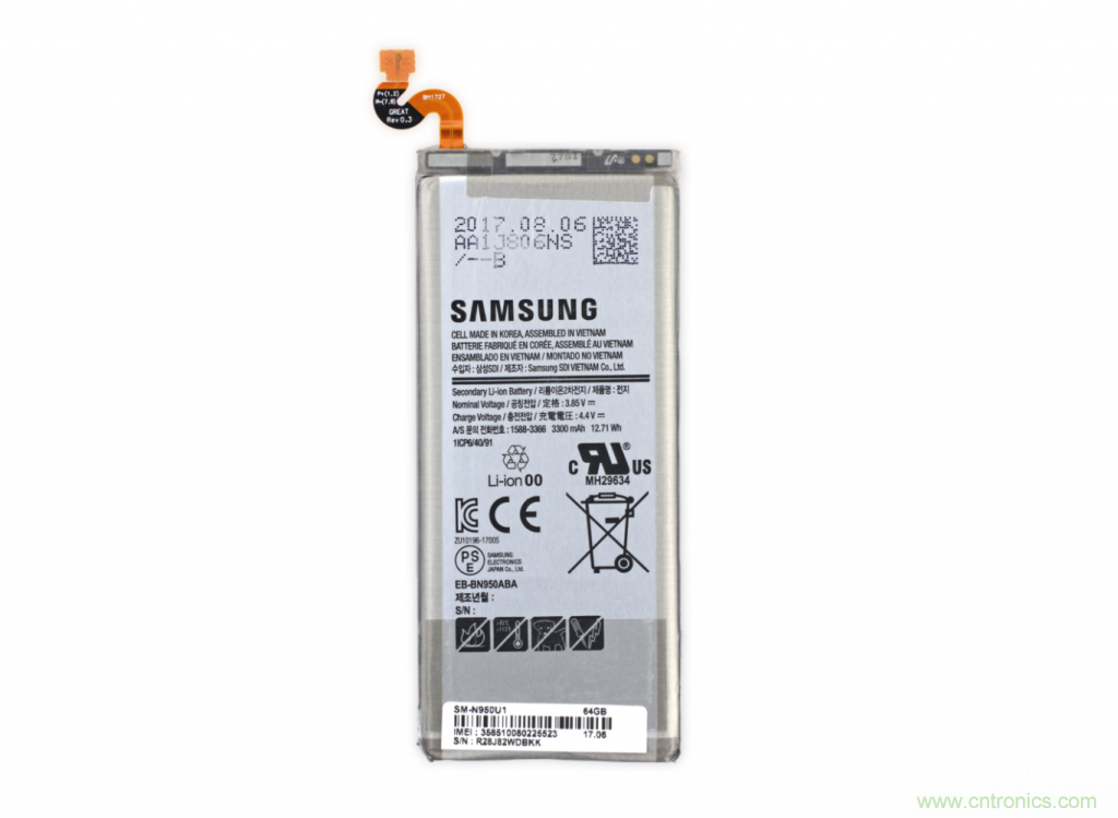 三星Note 8拆解，模塊化+分離式設(shè)計成趨勢？