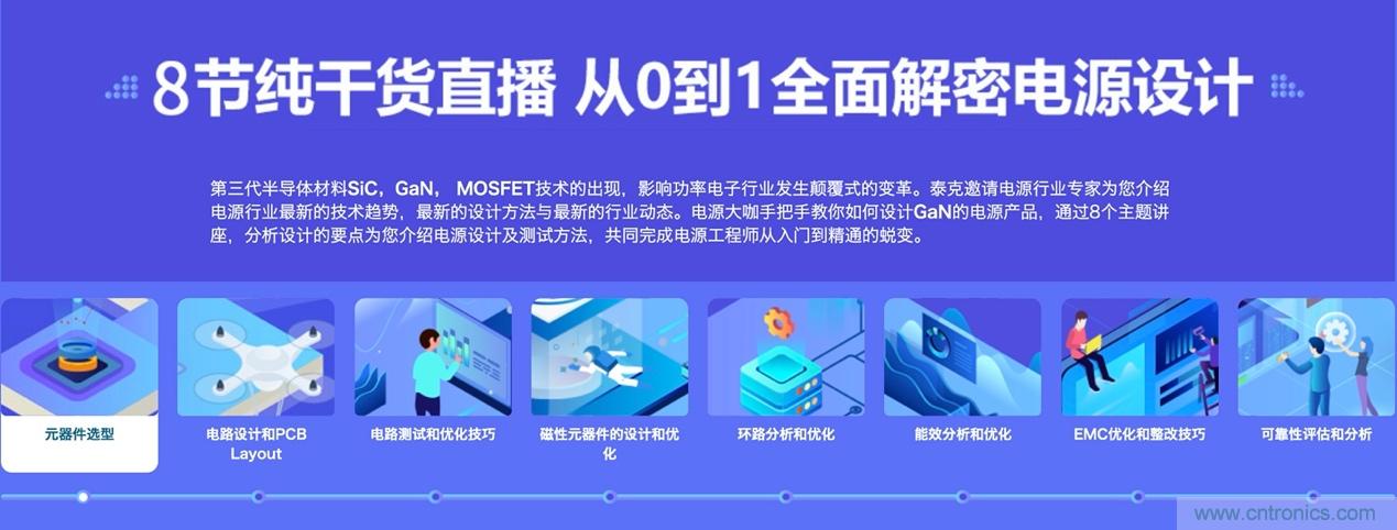 致工程師系列之三：高效GaN電源設(shè)計八部曲，泰克系列視頻課堂實操秘籍