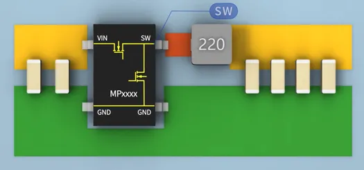 SW與電感之間的鋪銅面積越大越好嗎？