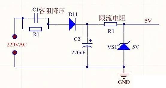 220V直接串聯(lián)電阻降壓5V能給手機充電嗎？