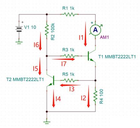 2個(gè)NPN三極管組成的恒流電路，如何工作？