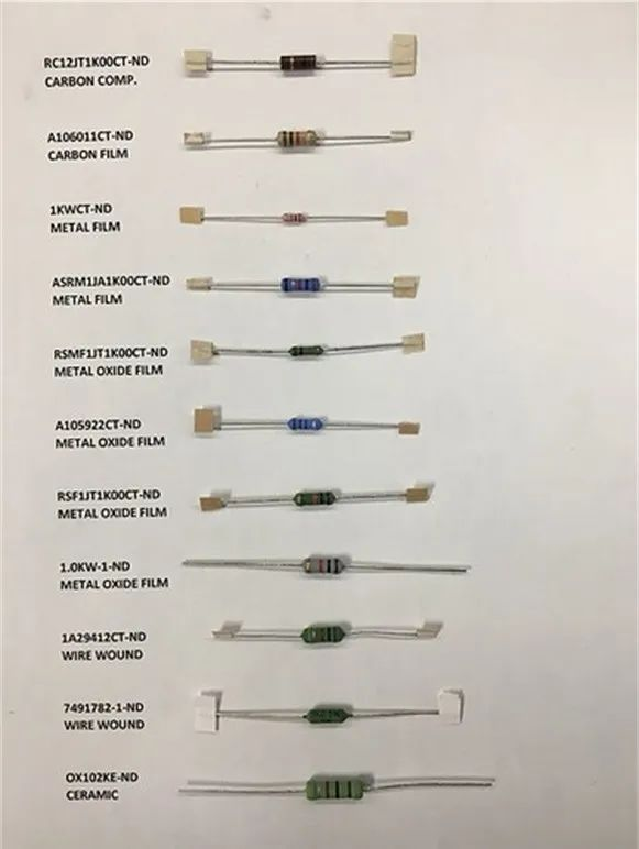 對照一下，你了解幾種電阻？